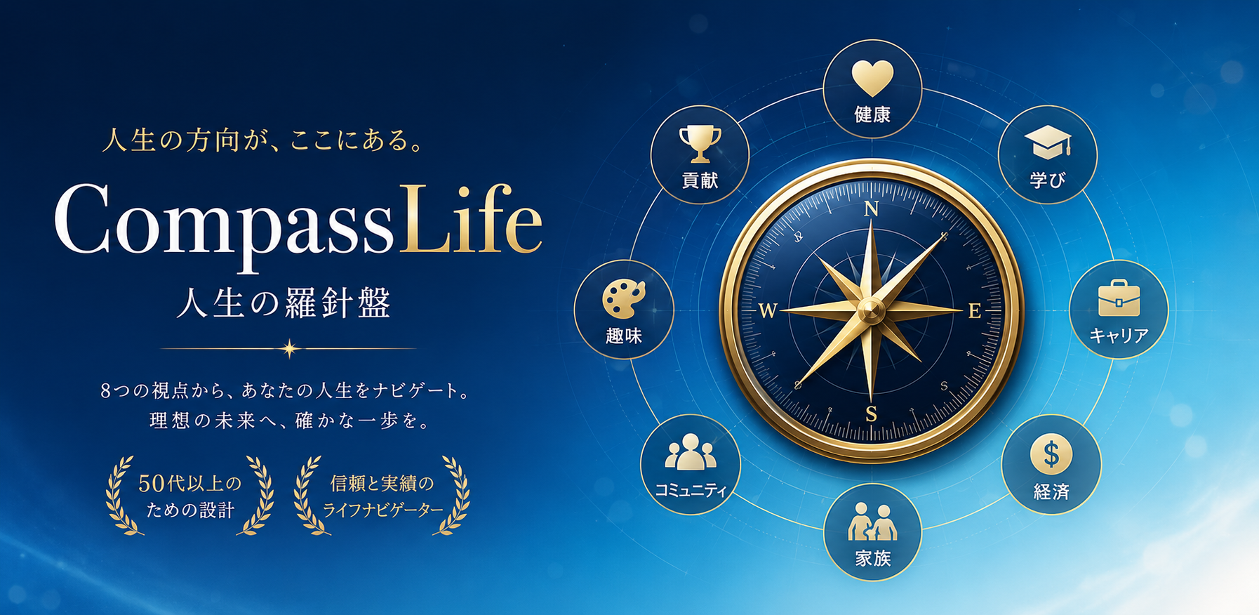 50代からの人生設計・目標管理アプリ